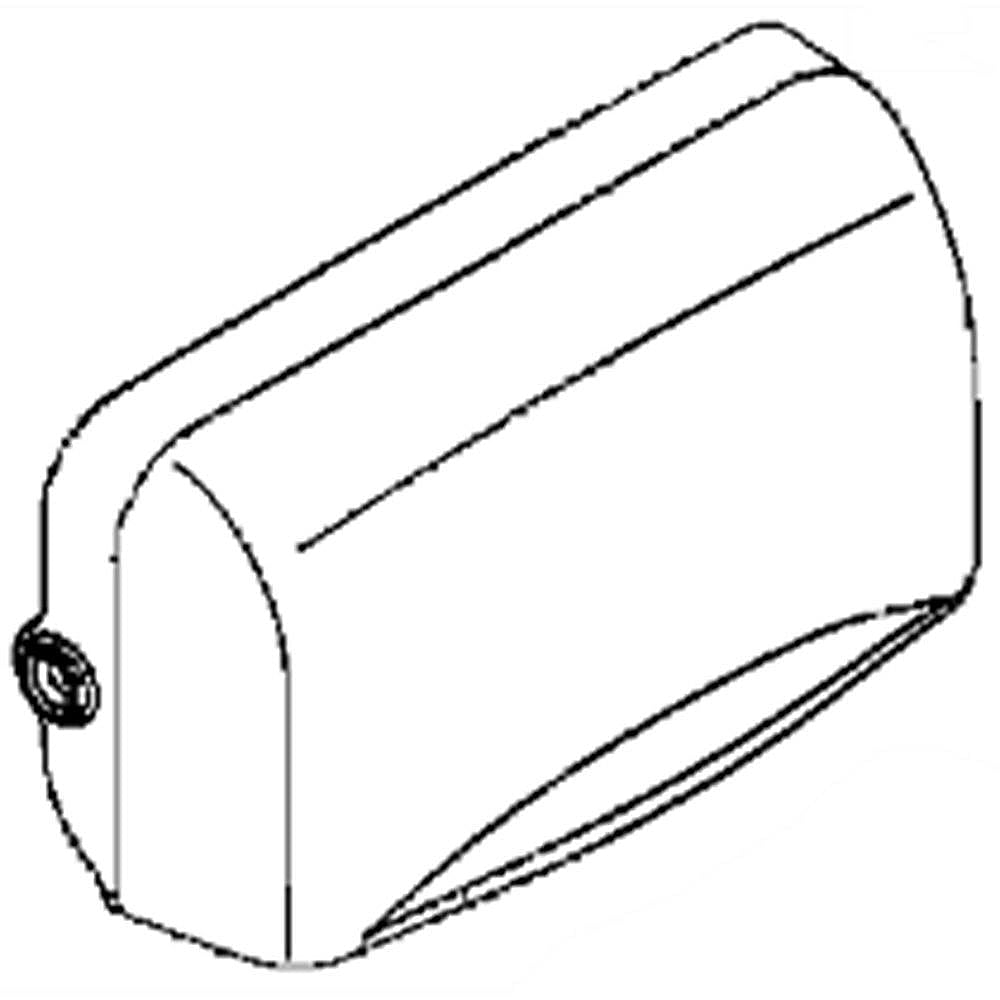 GE Part #wr22X10031, Dairy Clear Door | 18.40 x 16.60 x 12.70