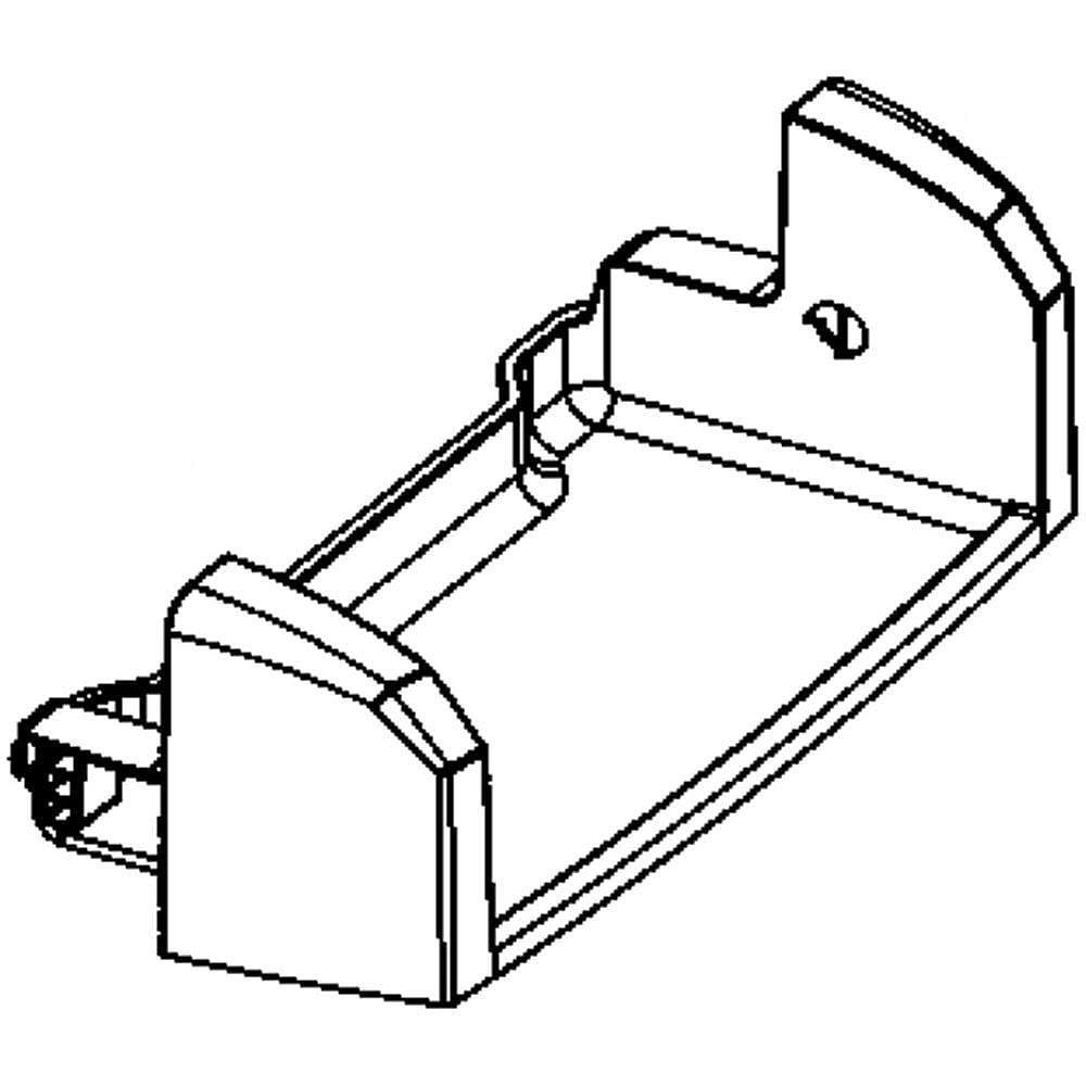 GE Part #wr22X10070, Refrigerator Dairy Guard | 18.50 x 8.80 x 5.70