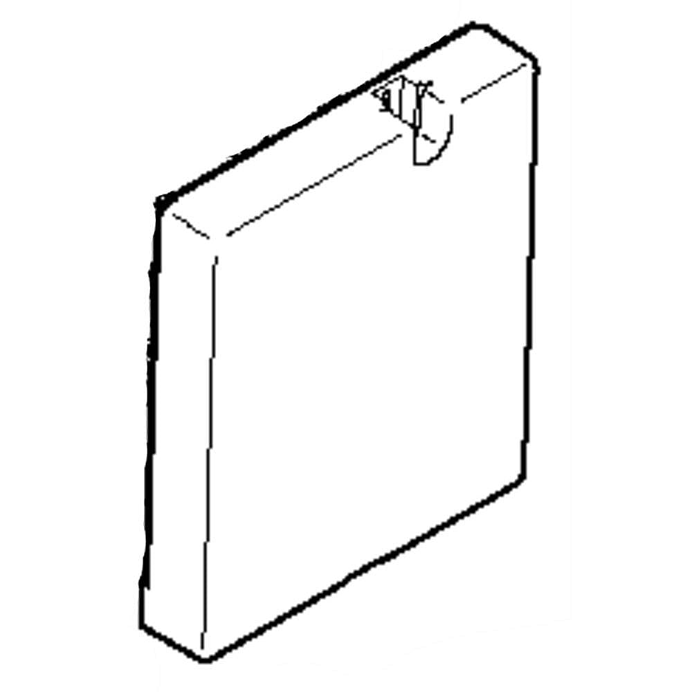 Part #wr29X10084, Ice Maker Cover / 9.00 x 8.00 x 1.30