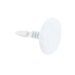 Refrigerator Door Hole Plug (White)