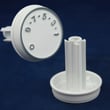 Refrigerator Freezer Knob for GE MSG22GRVAWW - Part WR2X9216