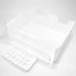 Refrigerator Crisper Drawer for GE GBC12IAXALSS - Part WR30X10117