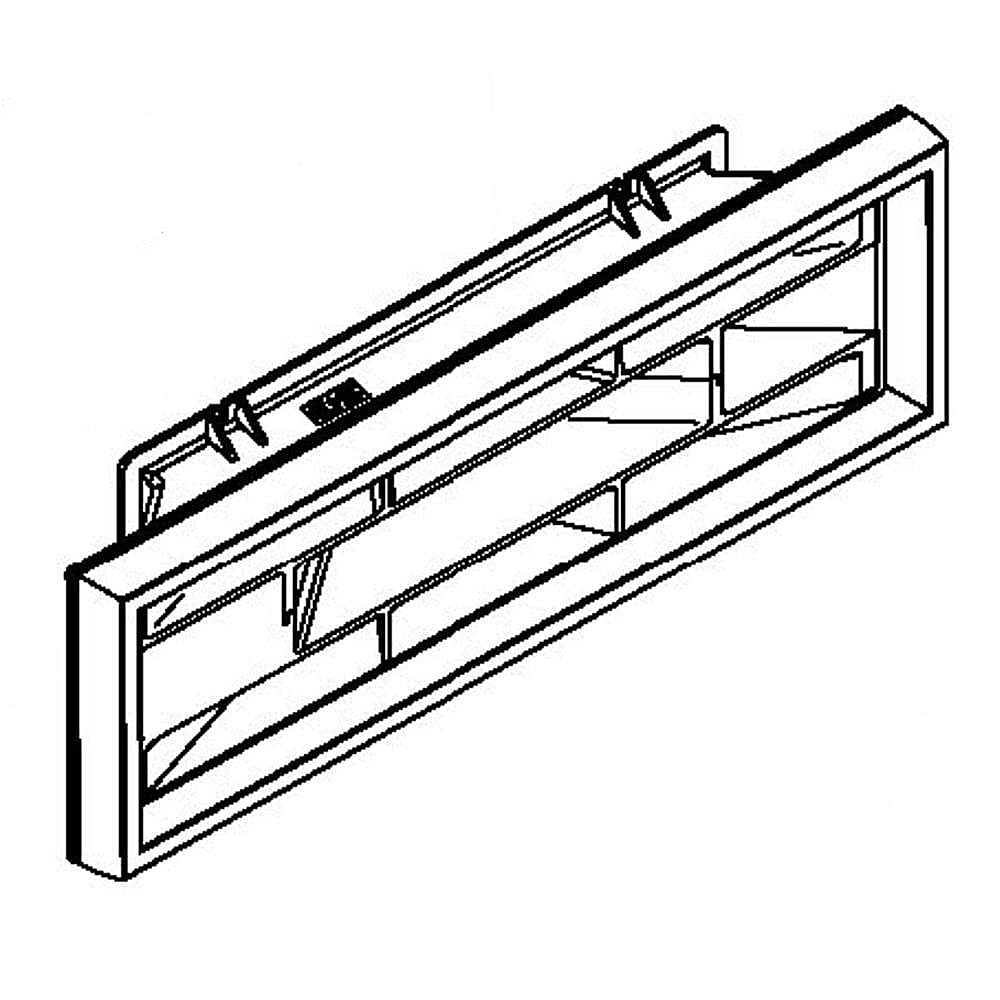 GE Part #wr31X10018, Diffusor Cas | 24.40 x 6.10 x 5.80