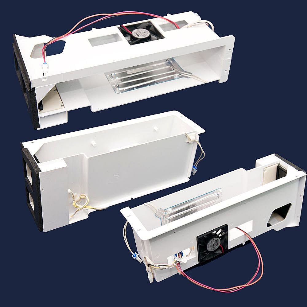 Part #wr31X10021, Refrigerator Quick Chill Air Duct Assembly / 22.30 x 10.40 x 9.00