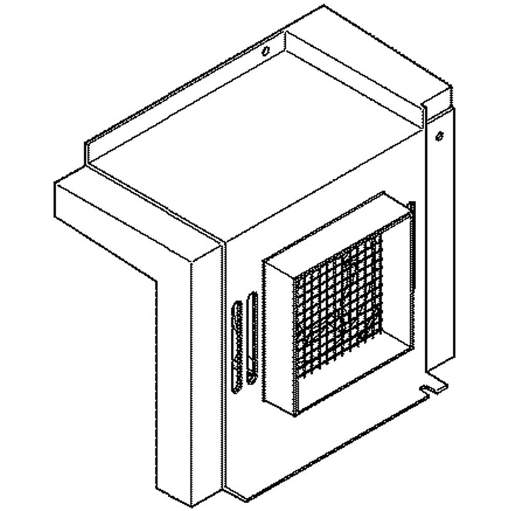 GE Part #wr31X20917, Qc Housing A | 7.00 x 16.50 x 6.10