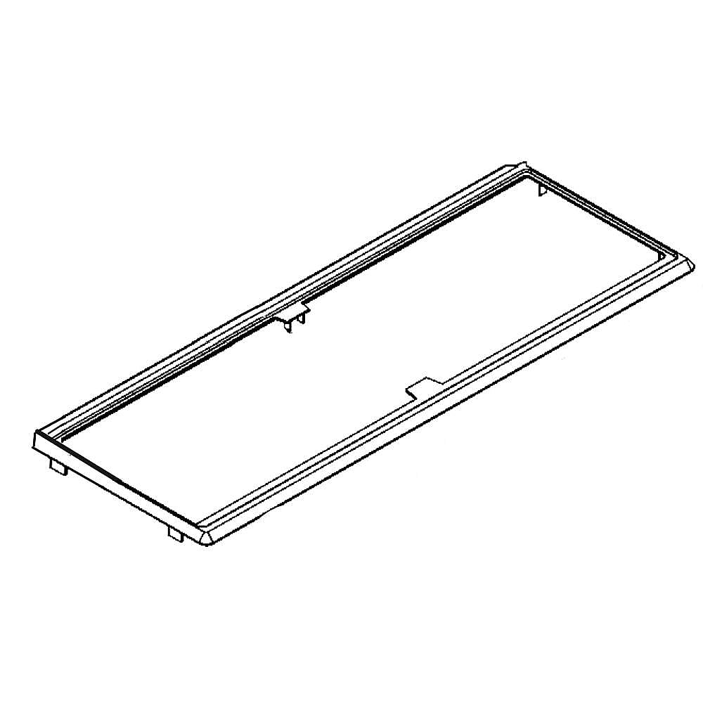 Part #wr32X10072, Refrigerator Snack Drawer Cover Assembly / 40.80 x 14.10 x 3.50