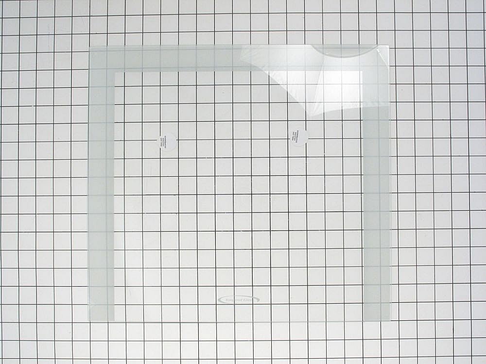 Part #wr32X10130, Refrigerator Crisper Drawer Cover Glass Insert / 22.30 x 18.00 x 2.10