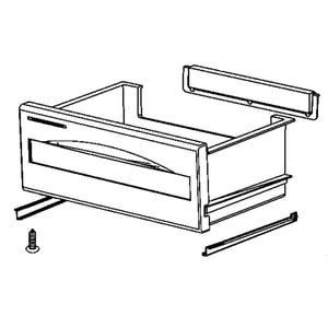 Refrigerator Crisper Drawer Assembly WR32X10496