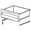 Vegetable Lower Pan for GE PSB48LGRAWV - Part WR32X10518
