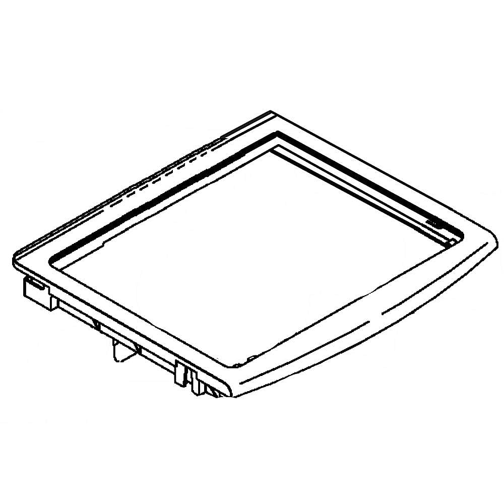 Part #wr32X10568, Refrigerator Deli Drawer Cover / 20.20 x 18.90 x 3.20
