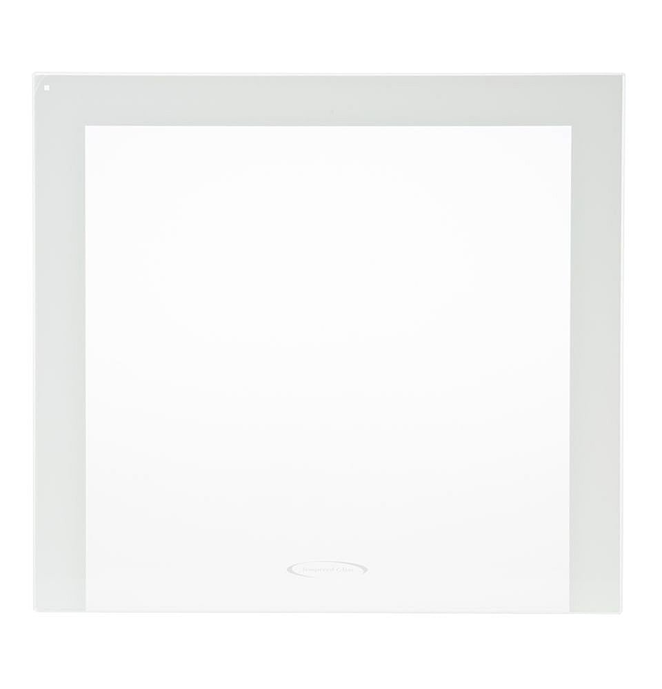 Part #wr32X10594, Refrigerator Crisper Drawer Cover Glass Insert / 21.20 x 20.40 x 4.10