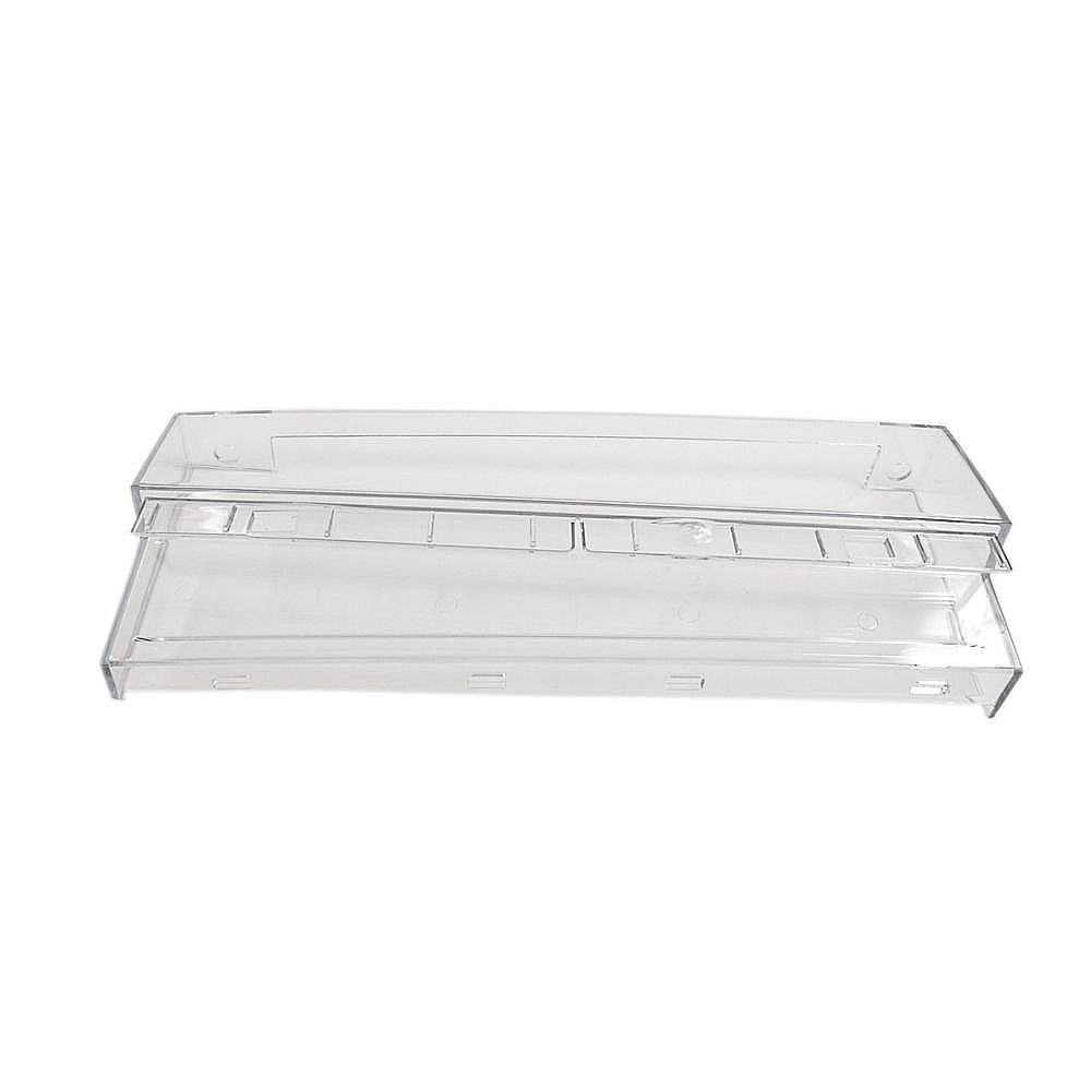 Part #wr32X10609, Refrigerator Crisper Drawer Front, Left / 21.10 x 6.80 x 6.30