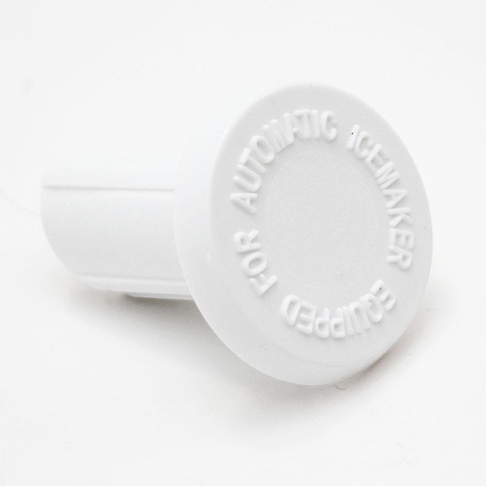 GE Part #wr32X10630, Refrigerator Freezer Evaporator Cover Plug | 5.00 x 4.30 x 1.40