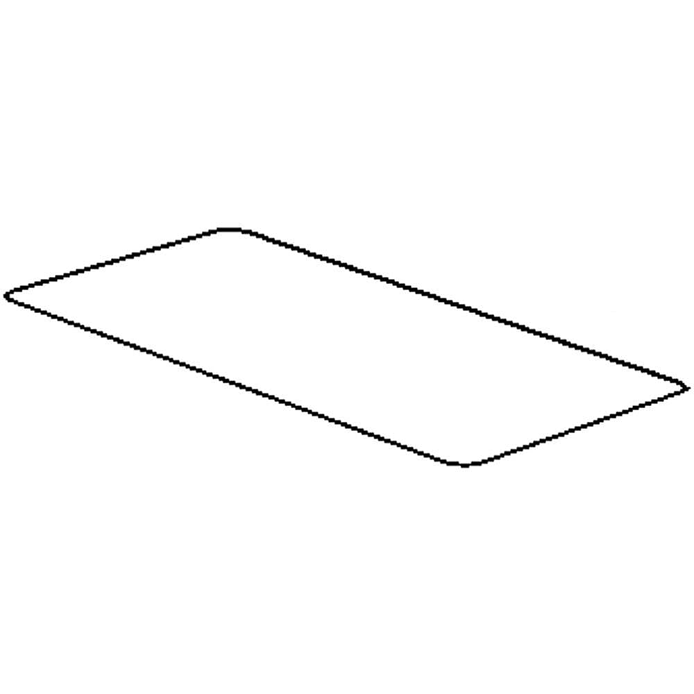GE Part #wr32X10648, Refrigerator Glass Shelf