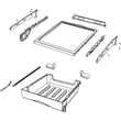 Assy Shelf D for GE GFSF6KKXABB - Part WR32X10681