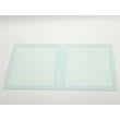 Refrigerator Crisper Drawer Cover Glass Insert for GE PFSF0MFZEWW - Part WR32X10707