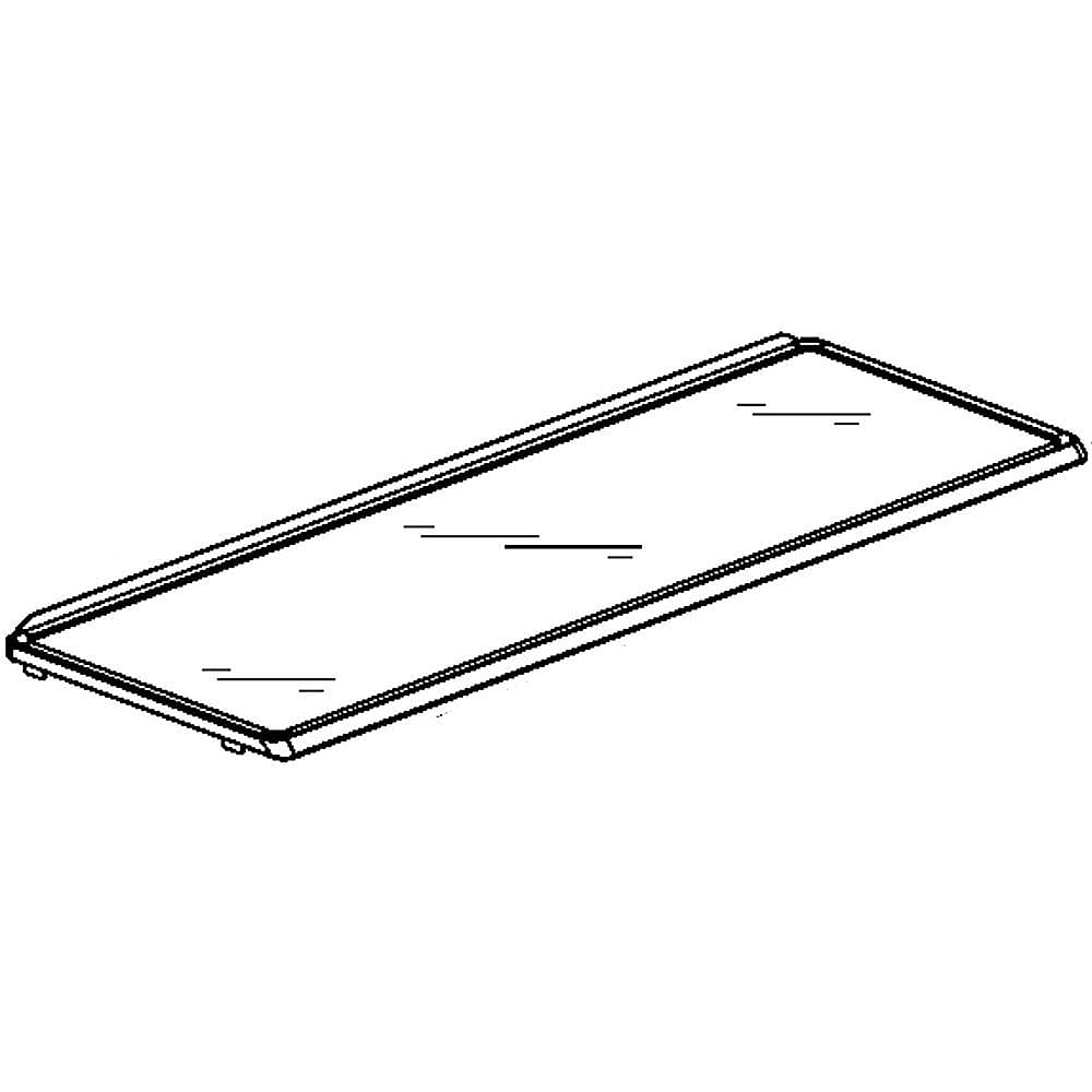 Part #wr32X10726, Snack Pan Shelf Assembly / 49.00 x 12.60 x 4.20