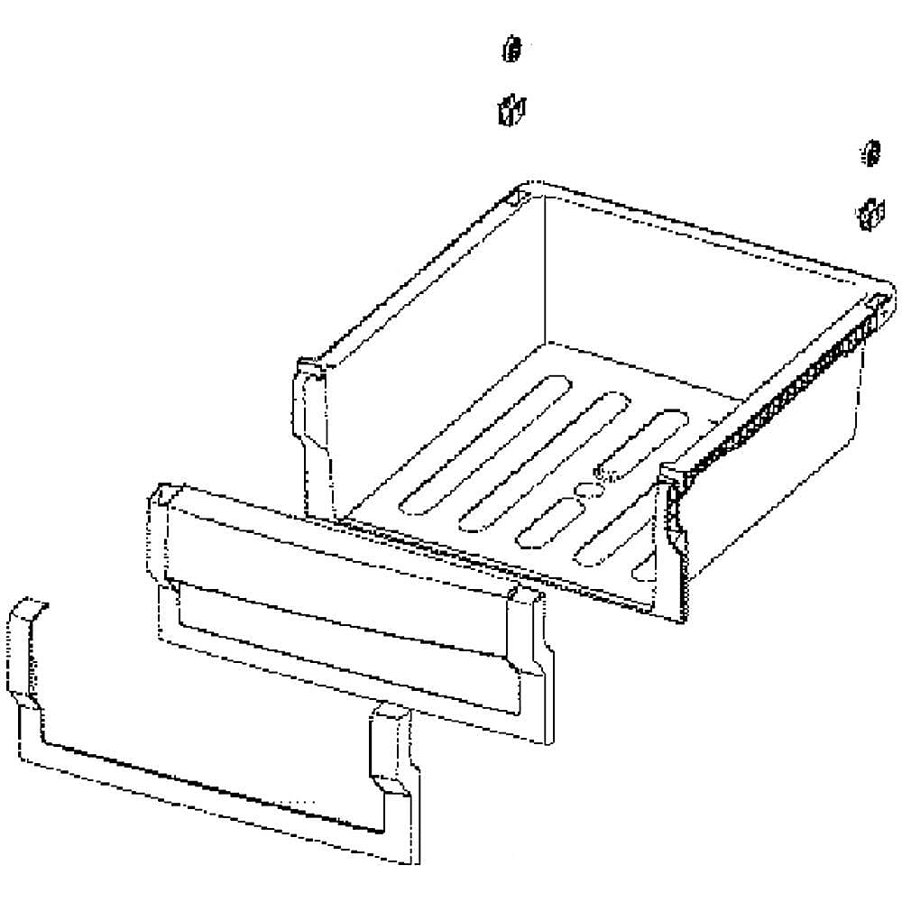 GE Part #wr32X10759, Asm Case-Veg | 20.90 x 20.30 x 11.50