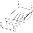 Asm Case-veg for GE DFSS9VKBASS - Part WR32X10759