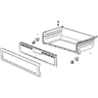 Asm Tray-fz for GE PFSS6PKXESS - Part WR32X10824