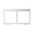 Refrigerator Crisper Drawer Cover Frame for GE DFE28JELBDS - Part WR32X10864