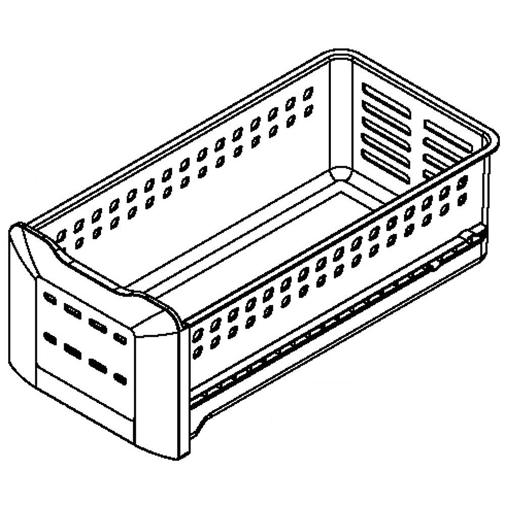 Refrigerator Basket Assembly, Upper Left