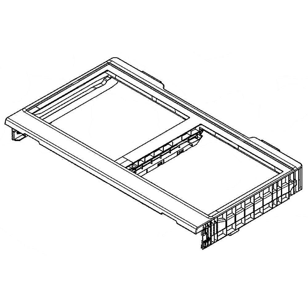 Part #wr32X10892, Refrigerator Crisper Drawer Cover Frame / 36.30 x 23.20 x 9.00