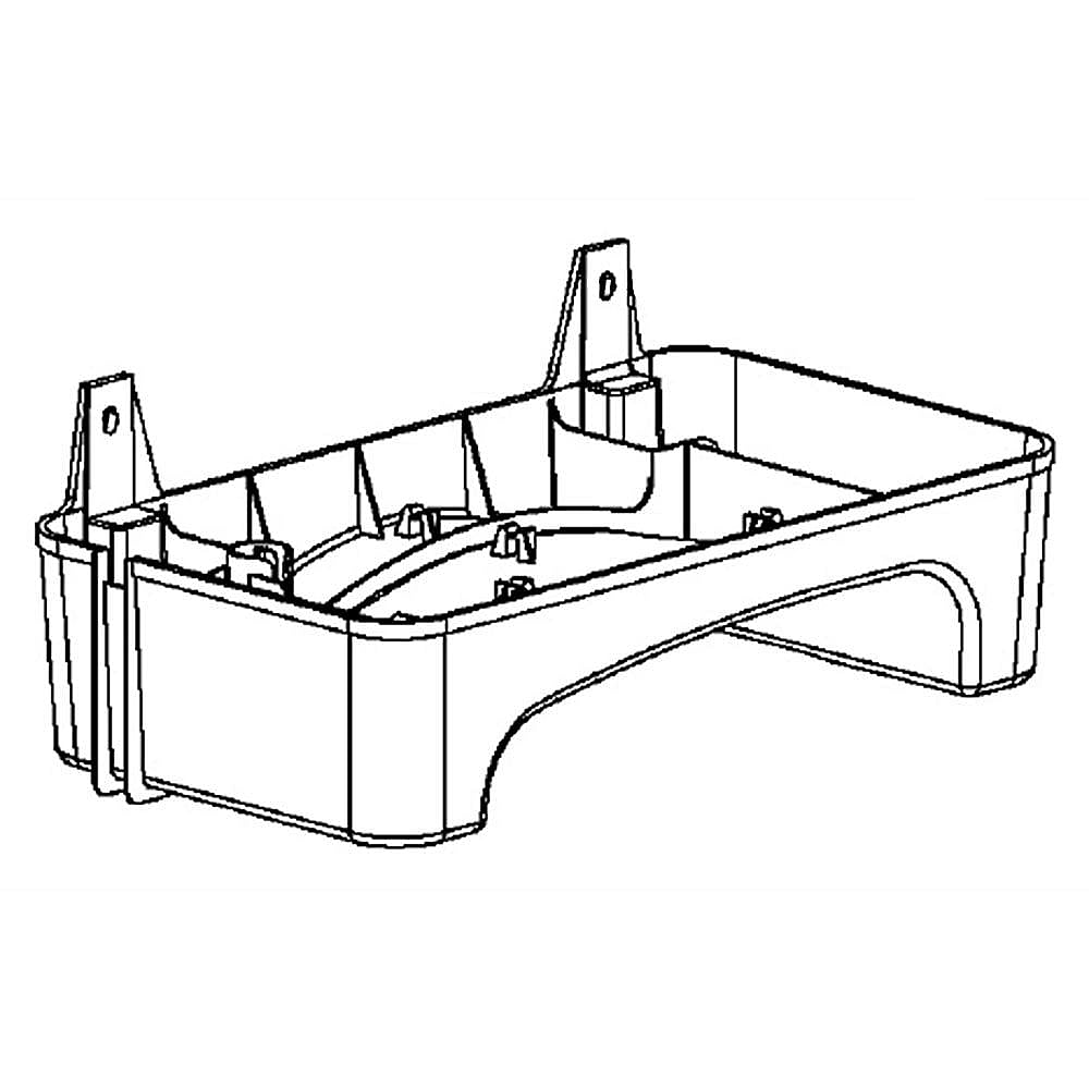 Part #wr32X20384, Refrigerator Drain Tray / 13.10 x 12.70 x 4.60