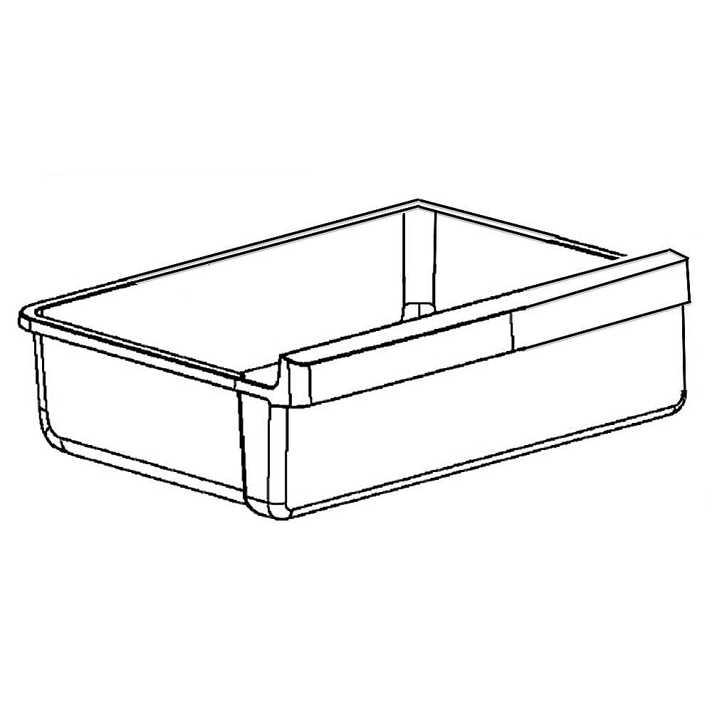 Part #wr32X25099, Ge Refrigerator Vegetable Pan