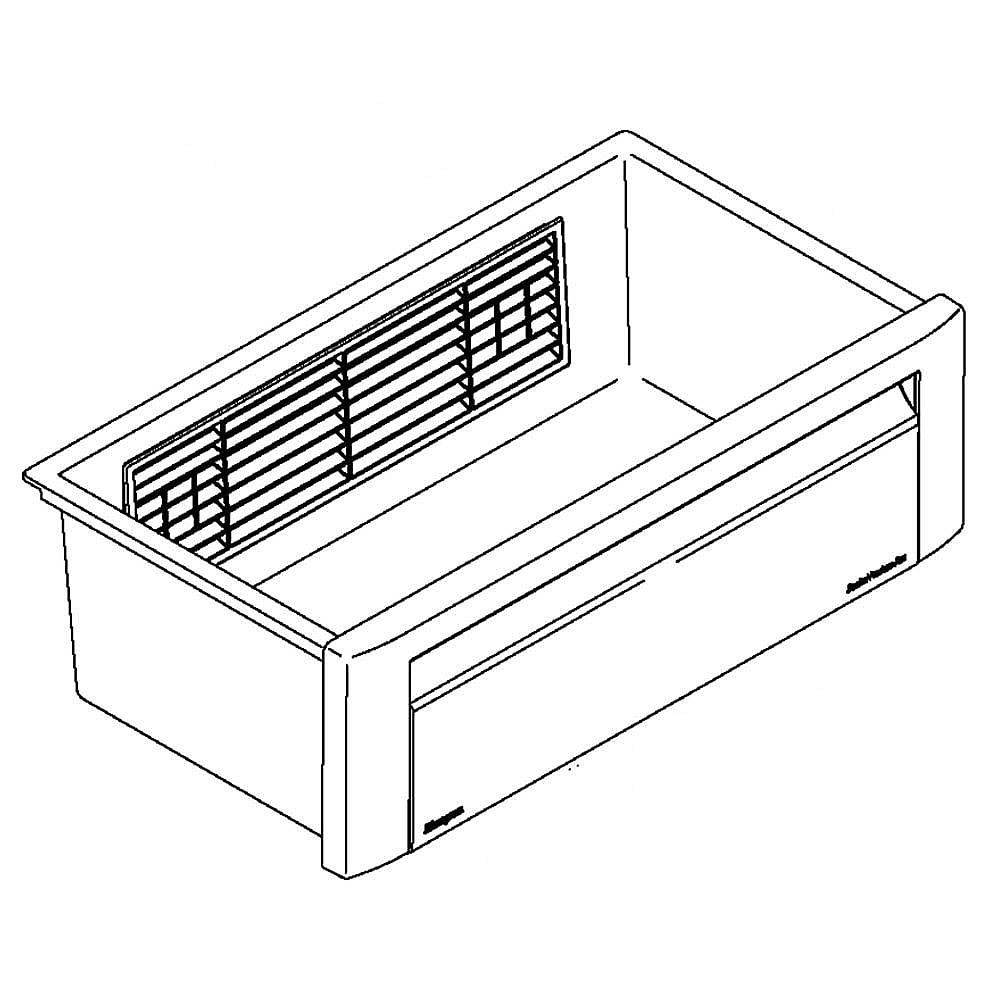 Part #wr32X25927, Refrigerator Temperature-Controlled Drawer / 30.10 x 18.20 x 10.70