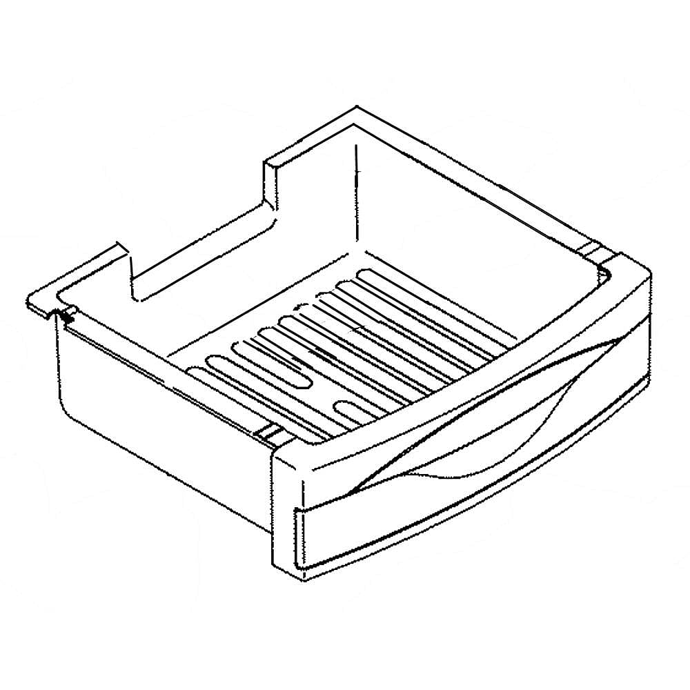 Part #wr32X26217, G.e. Refrigerator Deli Drawer (Replaces Wr32X10655) / 18.60 x 18.60 x 7.20