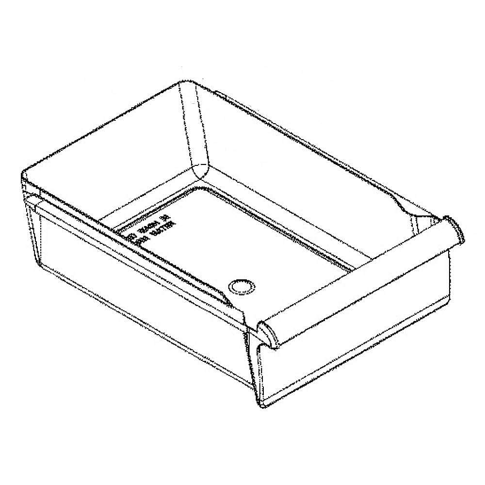GE Part #wr32X28066, Refrirator Snack Drawer | 17.70 x 16.80 x 5.30