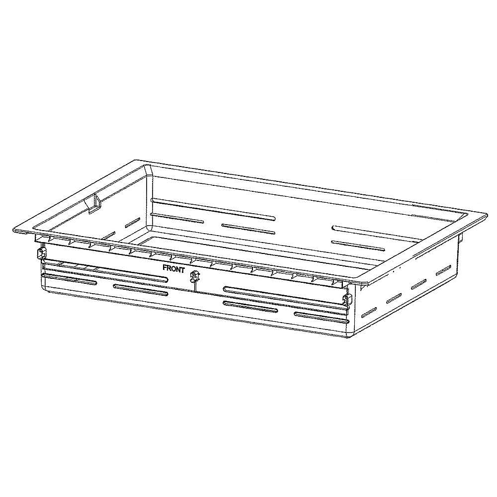 Part #wr32X31820, White Convertible Drawer Basket