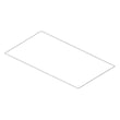 White Vegetable Pan Frame Glass for GE CVE28DP4NW2 - Part WR32X31875