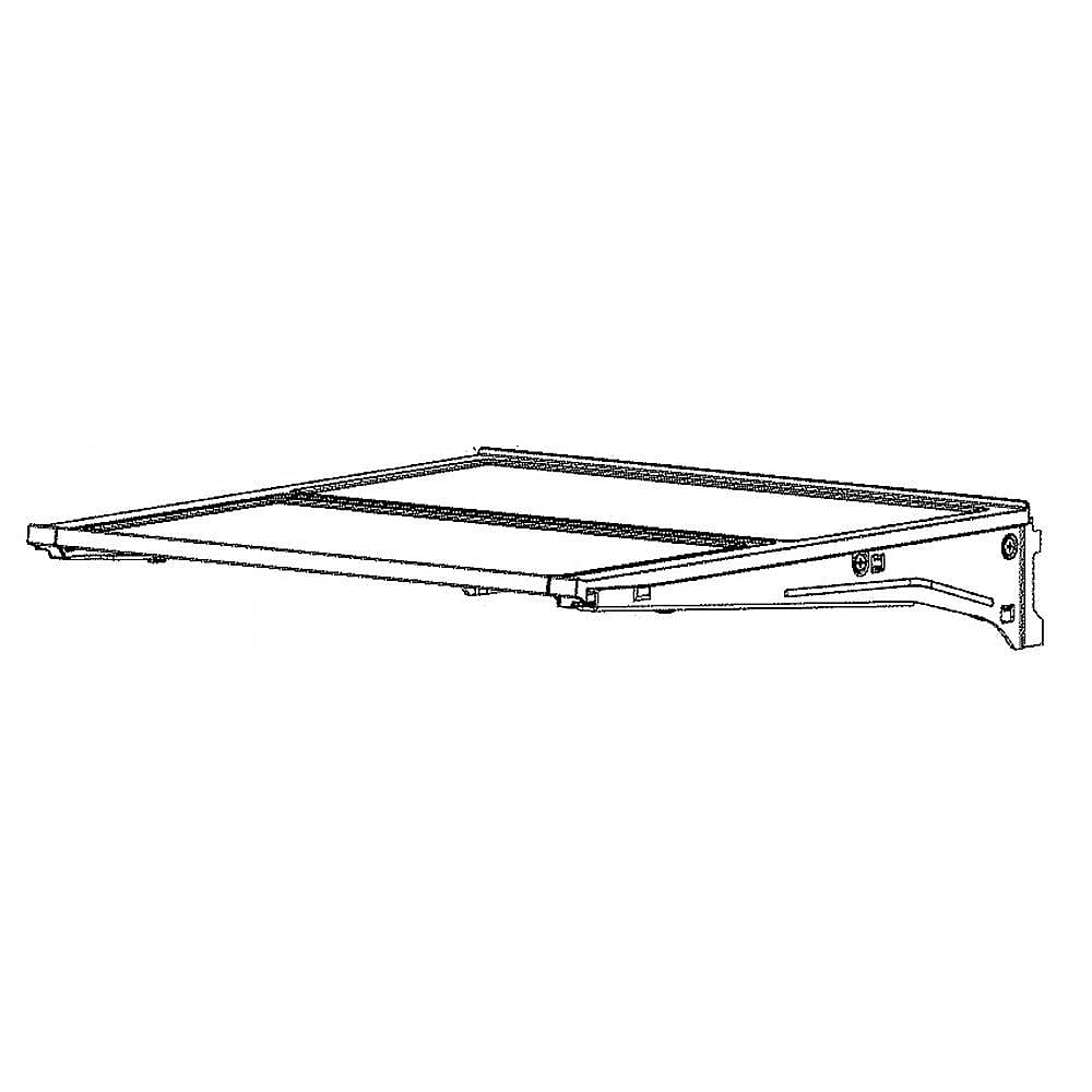 Part #wr32X31963, White Refrigerator Tuckaway Shelf