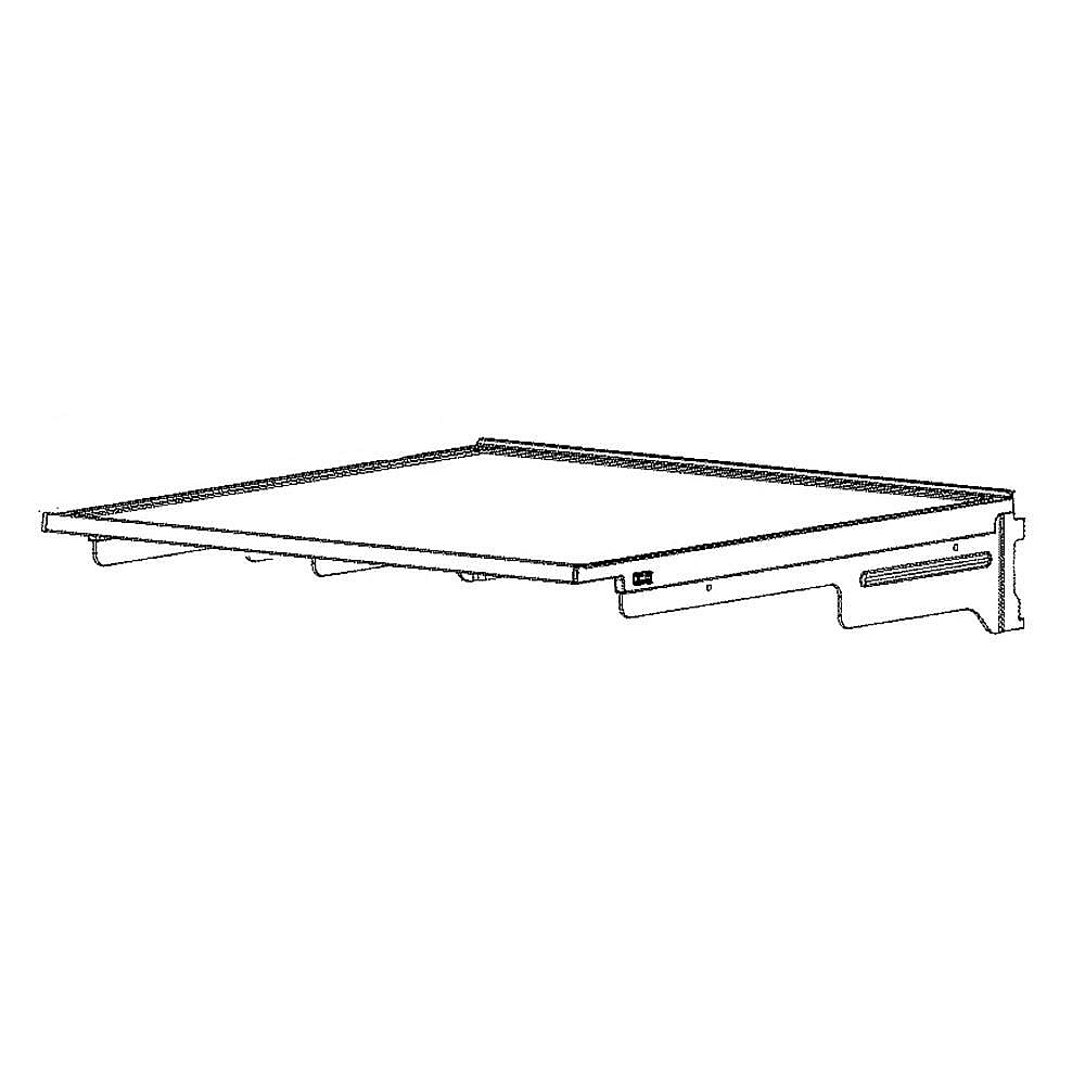 Part #wr32X31967, White Refrigerator Shelf
