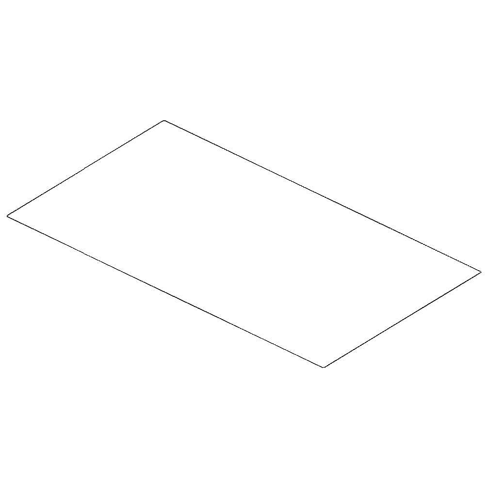 Part #wr32X32469, Clear Vegetable Pan Frame Glass