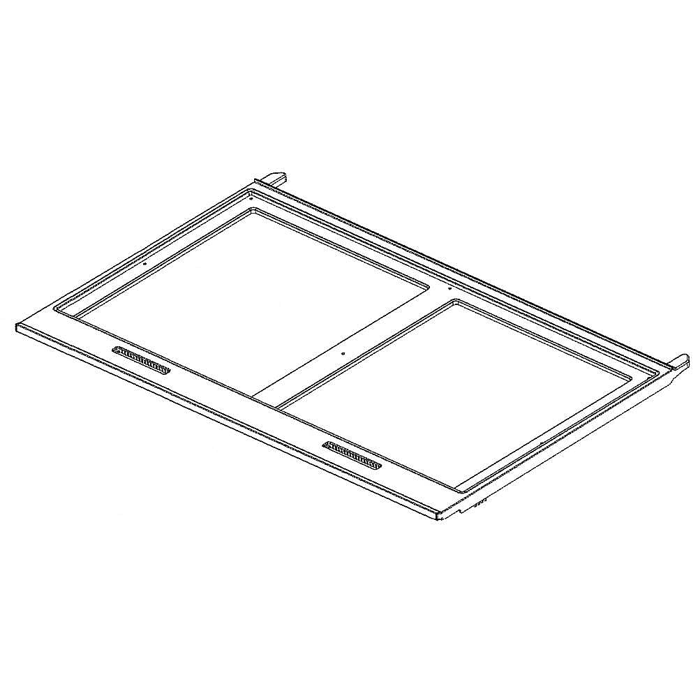 Part #wr32X32489, White Vegetable Pan Frame
