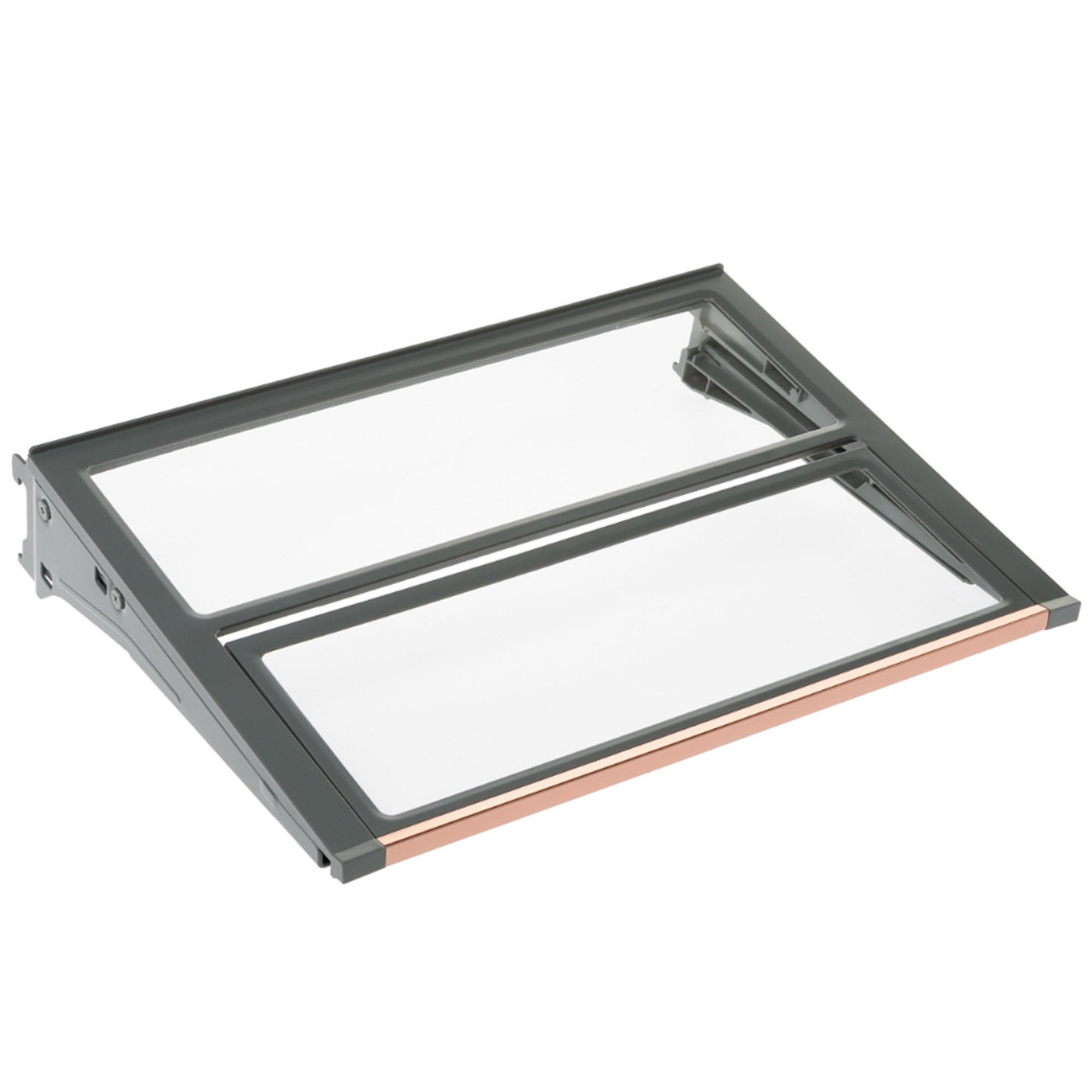 Part #wr32X39047, Dark Gray Refrigerator Tuckaway Shelf