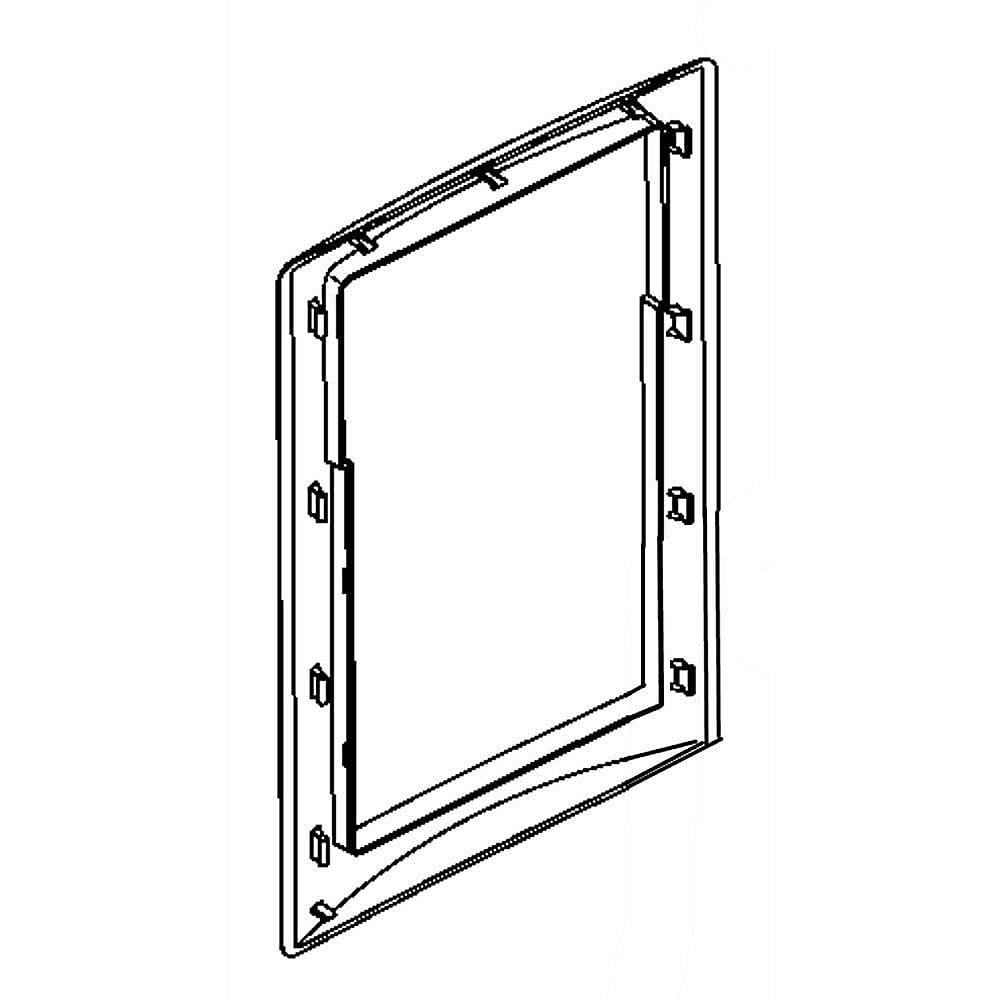 GE Part #wr38X10244, Refrigerator Trim Recess | 19.00 x 14.80 x 3.10