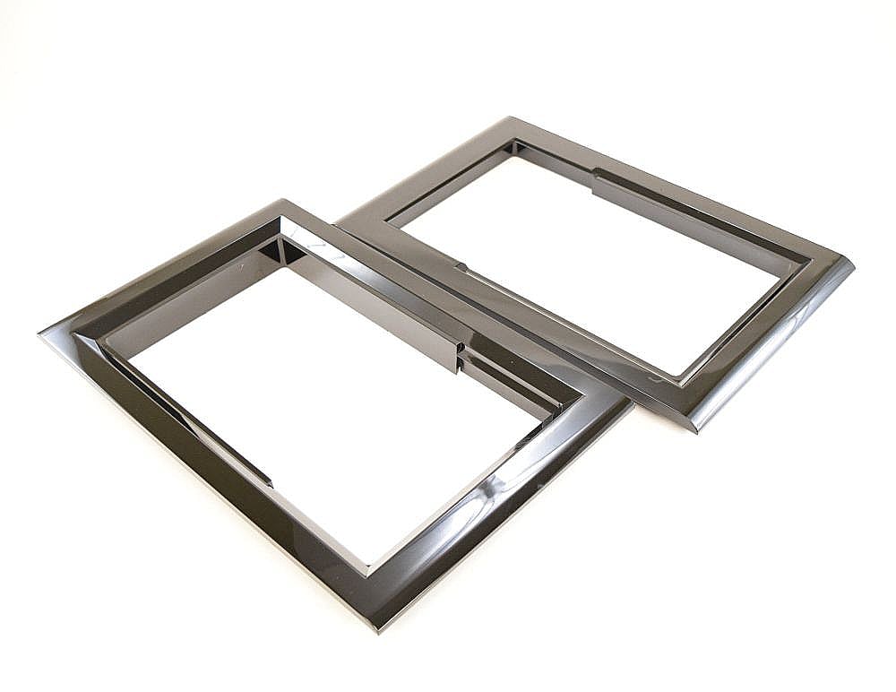 Part #wr38X10275, Refrigerator Dispenser Trim (Black) / 25.50 x 15.90 x 4.70