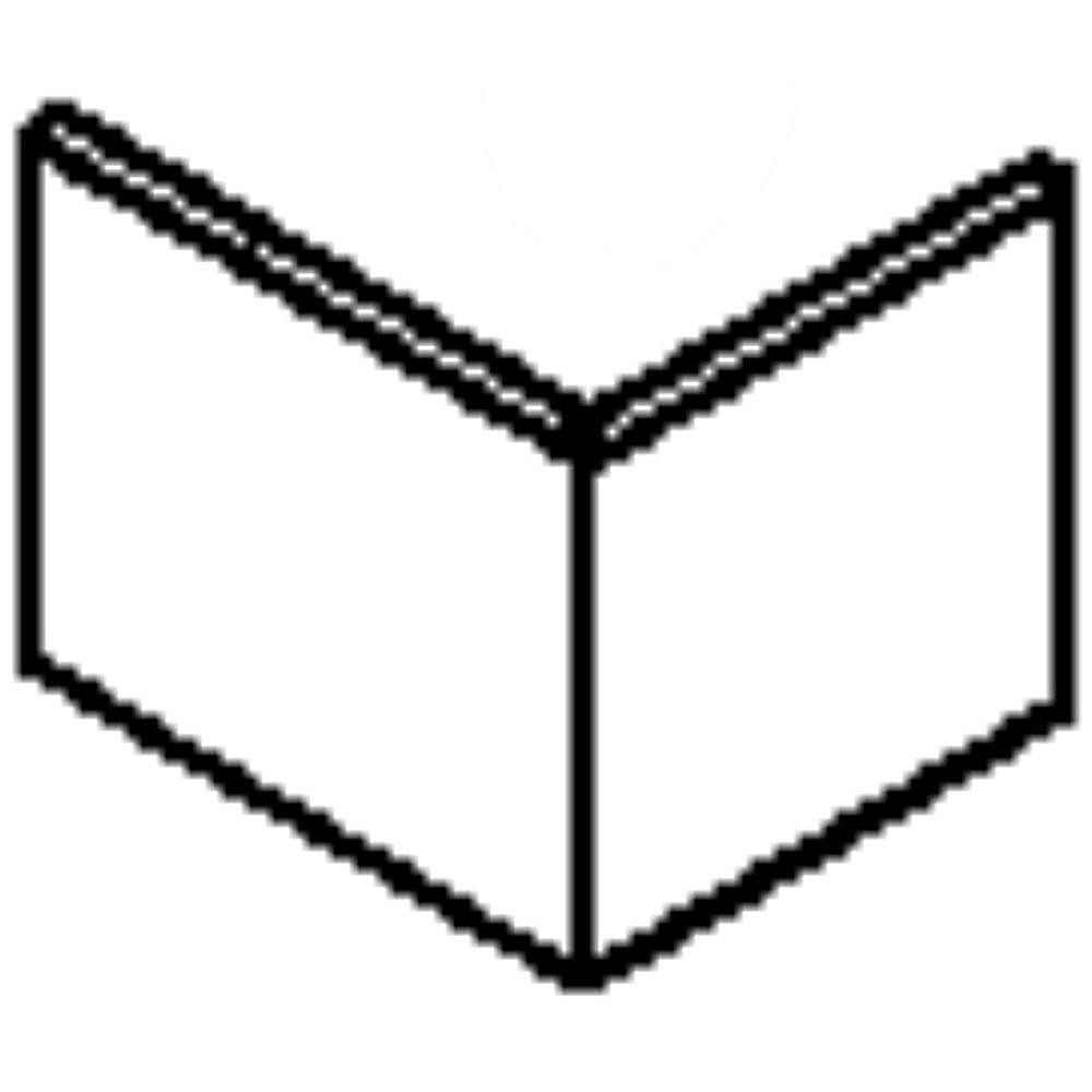 GE Part #wr38X10286, Refrigerator Corner Cap | 4.70 x 4.20 x 3.70