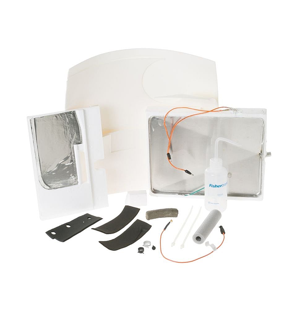 Part #wr49X10021, Refrigerator Freezer Drain Pan Icing Repair Kit (Replaces Wr17X11194, Wr17X3038, Wr49X0395, Wr49X395, / 16.90 x 16.60 x 6.20