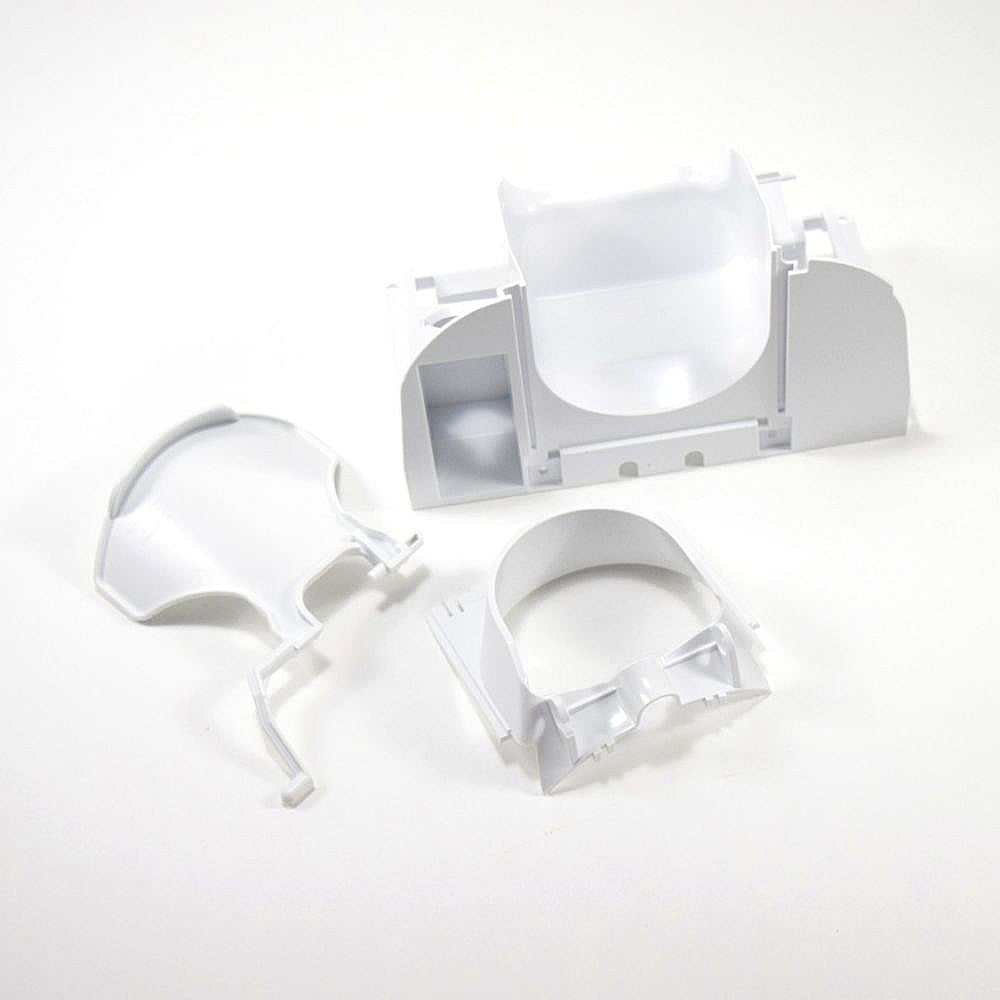 Part #wr49X10227, Refrigerator Dispenser Ice Chute Funnel Assembly / 9.10 x 6.70 x 4.50