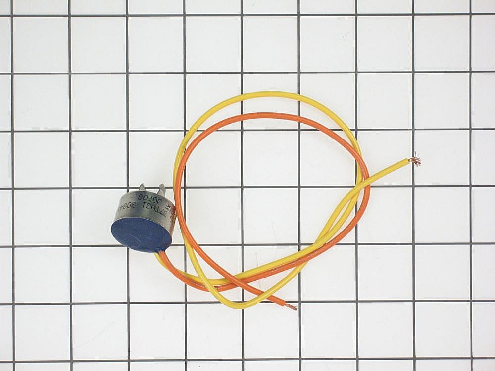 Part #wr50X129, Refrigerator Defrost Bi-Metal Thermostat / 8.00 x 7.50 x 1.00