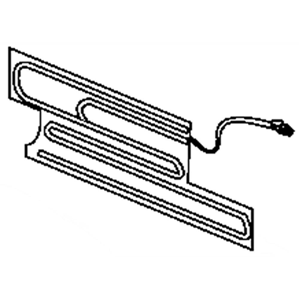 Part #wr51X10109, Refrigerator Water Reservoir Heater / 15.10 x 4.30 x 3.80