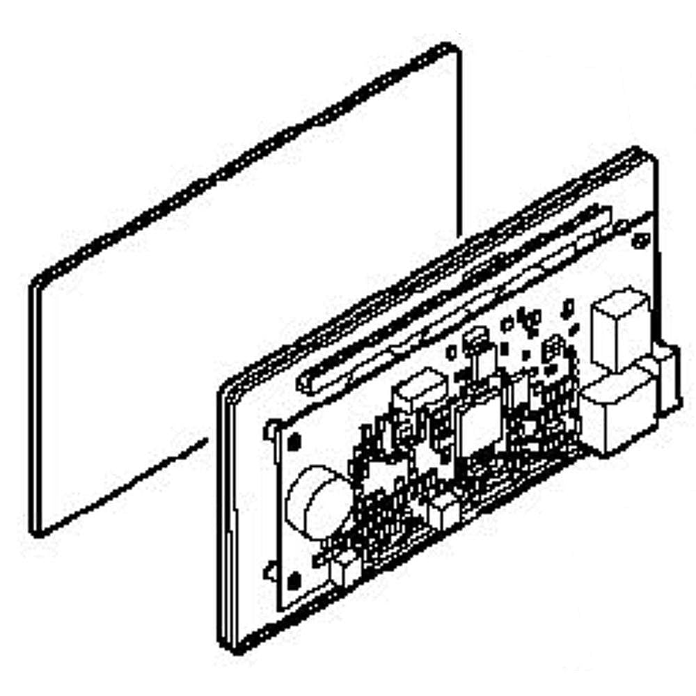 Part #wr55X11191, Refrigerator Dispenser User Interface Control | 11.20 x 7.30 x 2.80