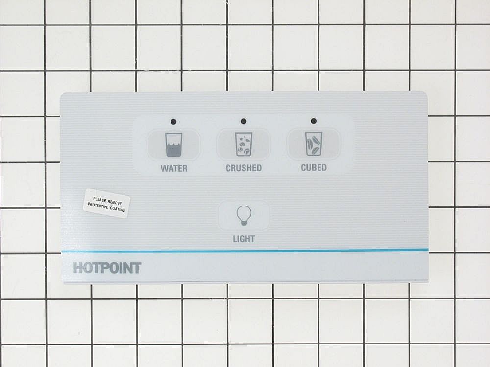 Part #wr55X10446, Refrigerator Dispenser Display Board / 4.00 x 4.00 x 12.00