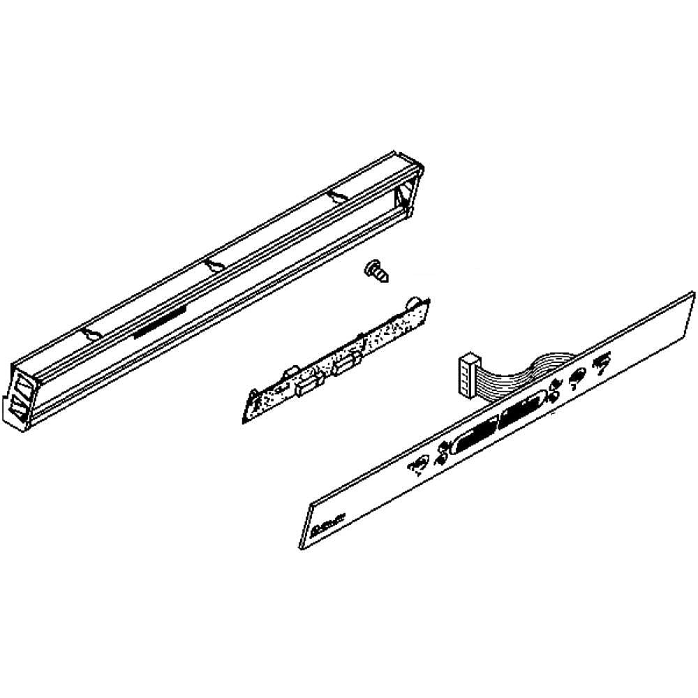 Part #wr55X10854, Refrigerator User Interface Assembly / 25.70 x 15.80 x 4.70
