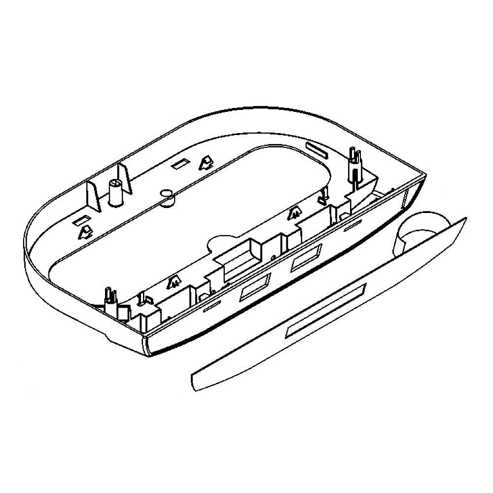GE Part #wr55X11057, Customer Control Assembly | 18.40 x 14.90 x 3.20